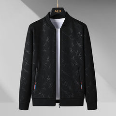 Mens Stand-Up Collar Sportswear Casual Two-Piece Set