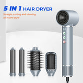 High-Speed Hot Air Comb Multi-function Roll Hair Dryer