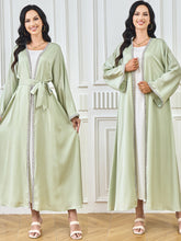 Cross-border Foreign Trade Dubai Muslim Women's Sparkling Rhinestone Hot Selling New Products Waisted White Inner Robe dress