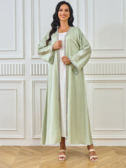 Cross-border Foreign Trade Dubai Muslim Women's Sparkling Rhinestone Hot Selling New Products Waisted White Inner Robe dress