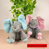 #2025 Elephant toy plush singing elephant ears moving electric plush toy cute elephant stuffed animal toy baby gift