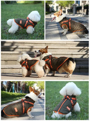 Puppy Jacket Waterproof Pet Clothes for Small Dogs with Harness Winter Warm Chihuahua Vest Yorkie Coat French Bulldog Costume