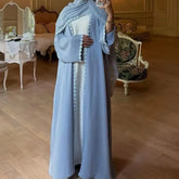 Abaya Women Eid Hijab Lace Dress Jalabiya Ramadan Party Dresses Muslim Morocco Cardigan Robe Dubai Abayas Kaftan Khimar Vestidos
