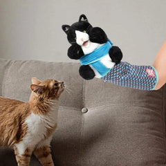 Cats Puppet Wrestler Cat Wrestling Toy Puppet Interactive Hand Puppet for Indoor Cats Kids Pretend Play and Dog Toys