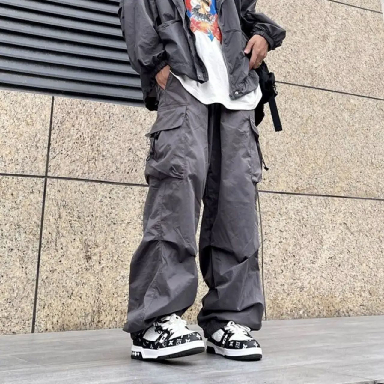 Versatile American-style Workwear Pants For Men