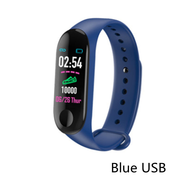 Smart Fitness Bracelet with Heart Rate & Blood Pressure Monitor
