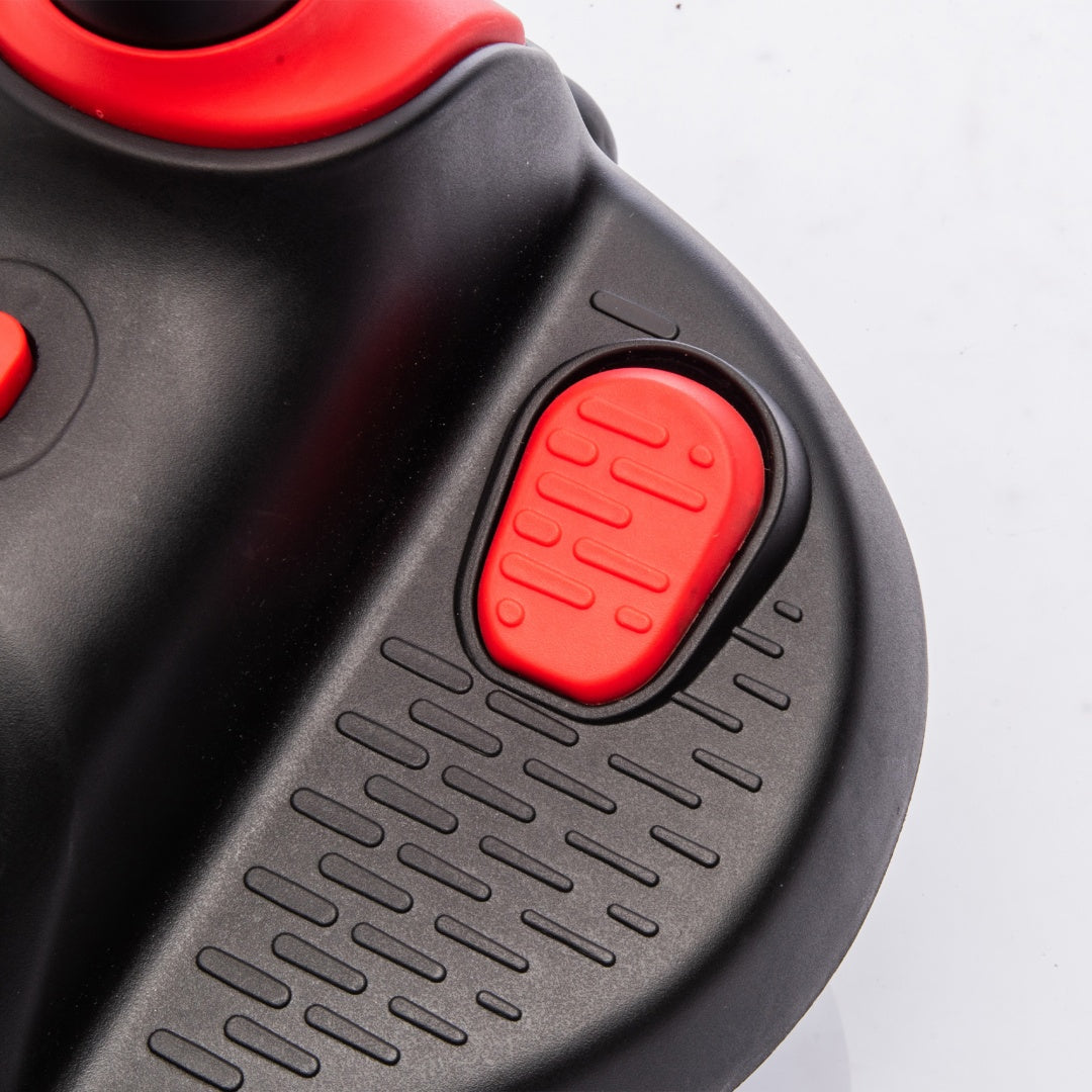 6V Kids Ride On Electric Wiggle Car,Flashing  Shock Absorbing PU Wheels For Effective Floor Protection,Retractable,Steering Wheel Rotates 360,Bluetooth,Provide A Speed Of 3.11MPH For Kids Aged 3