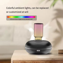 Inverted Automatic Induction Aroma Machine Rechargeable Scented Car Freshener Waterless Bubble Scent Diffuser With Essential Oil