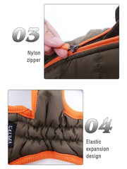 Puppy Jacket Waterproof Pet Clothes for Small Dogs with Harness Winter Warm Chihuahua Vest Yorkie Coat French Bulldog Costume