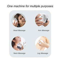 Infrared Scalp Massager Deep Kneading Relief Stress Relax Mini Head Massage Device Portable Body Massager The Best Gift