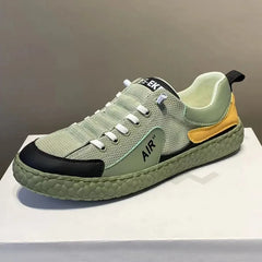 Green Men Casual Shoes Tennis Sneakers for Men Mesh Running Shoes Loafers Luxury Mens Shoe 2024 Spring Autumn Men's Sports Shoes